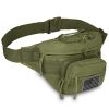 EDC Hunting Tactical Fanny Pack with USA Flag Patch